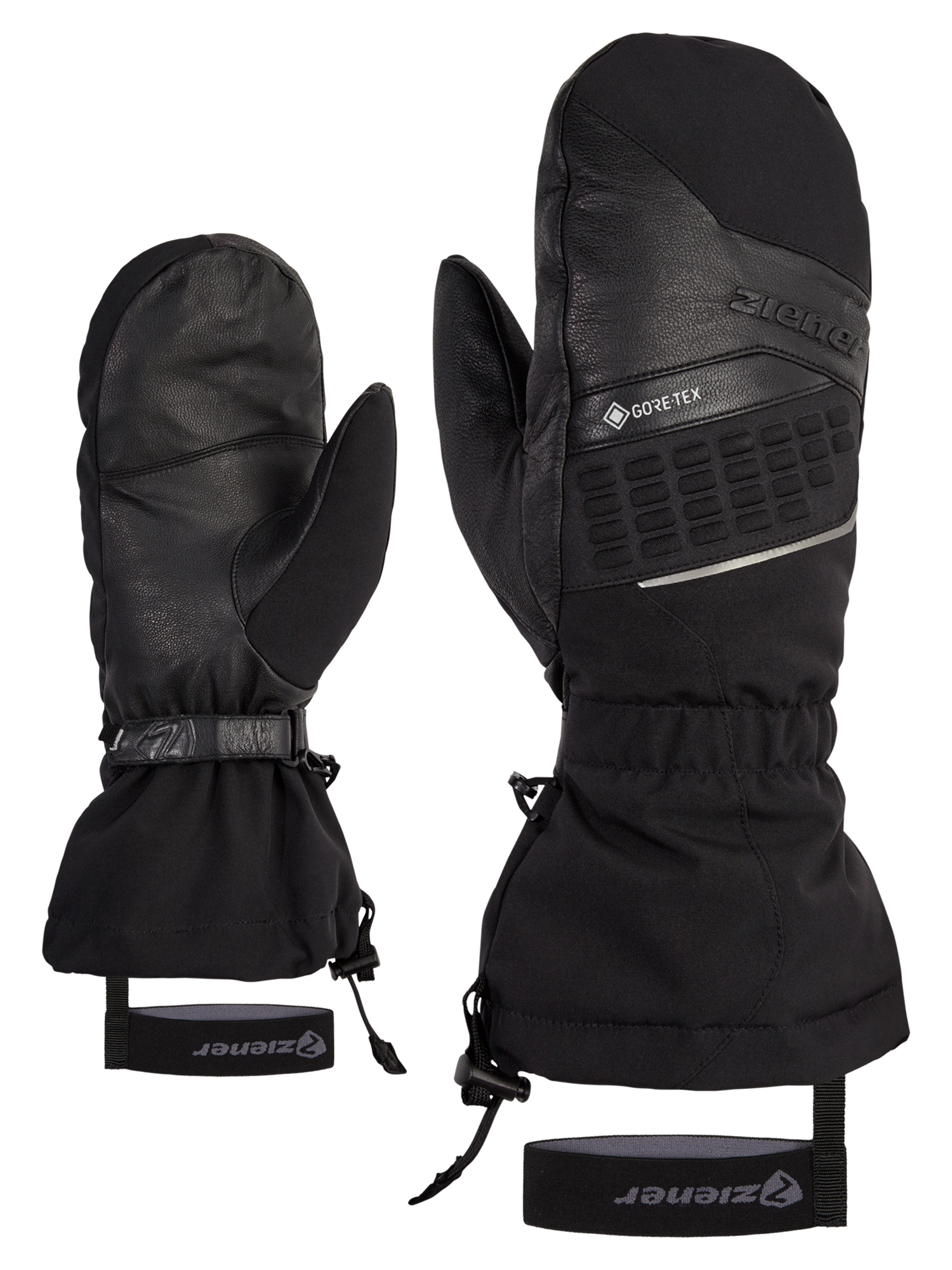 Ziener Gastilo Gtx Mitten Glove Ski Alpine Zwart