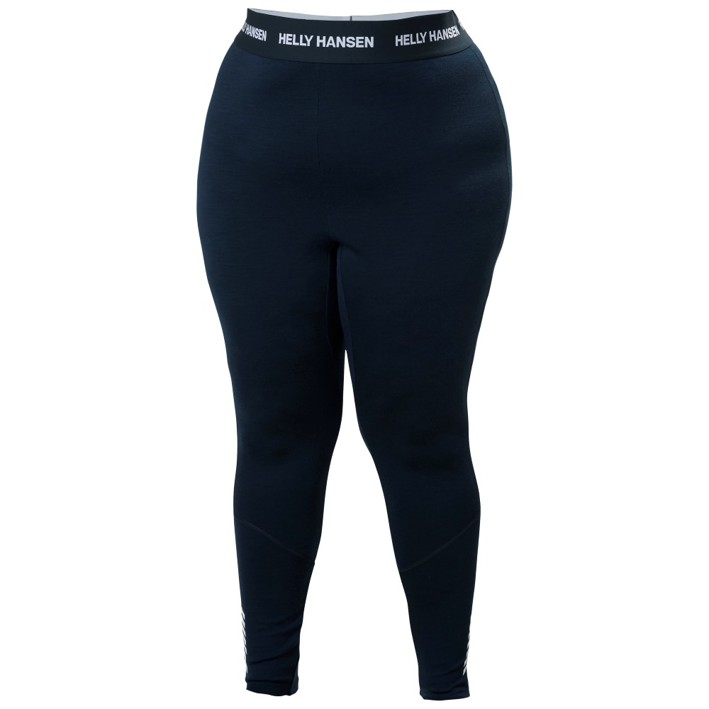 Helly Hansen Womens Lifa Merino Midwt Pant Plus Bleu Marine |