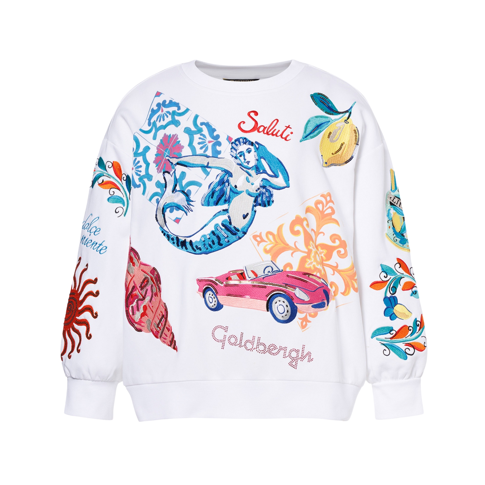 Goldbergh Womens Seraphina Sweater Blanc |
