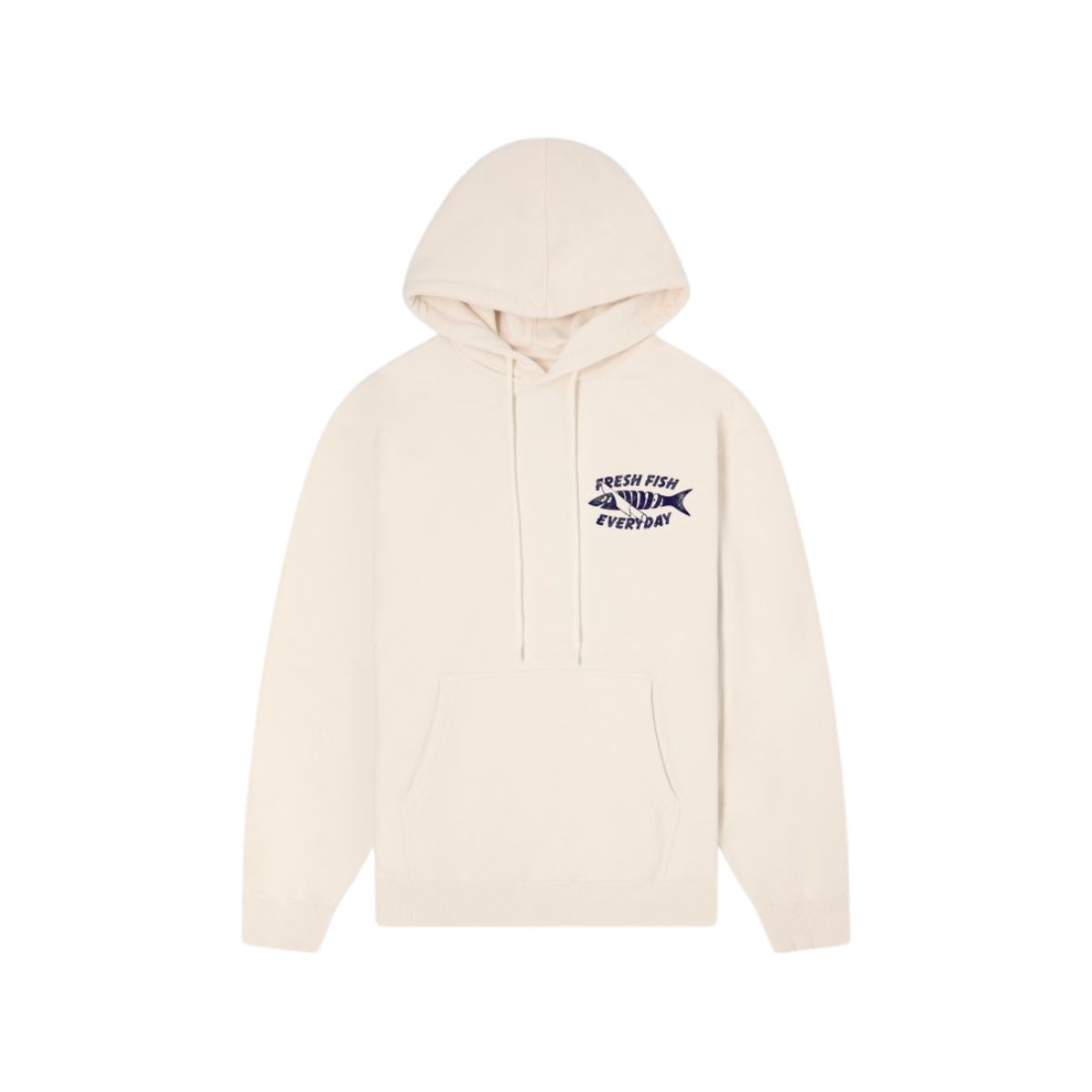 Edwin Europe Mens Monsieur Sakana Hoodie Sweat Wit