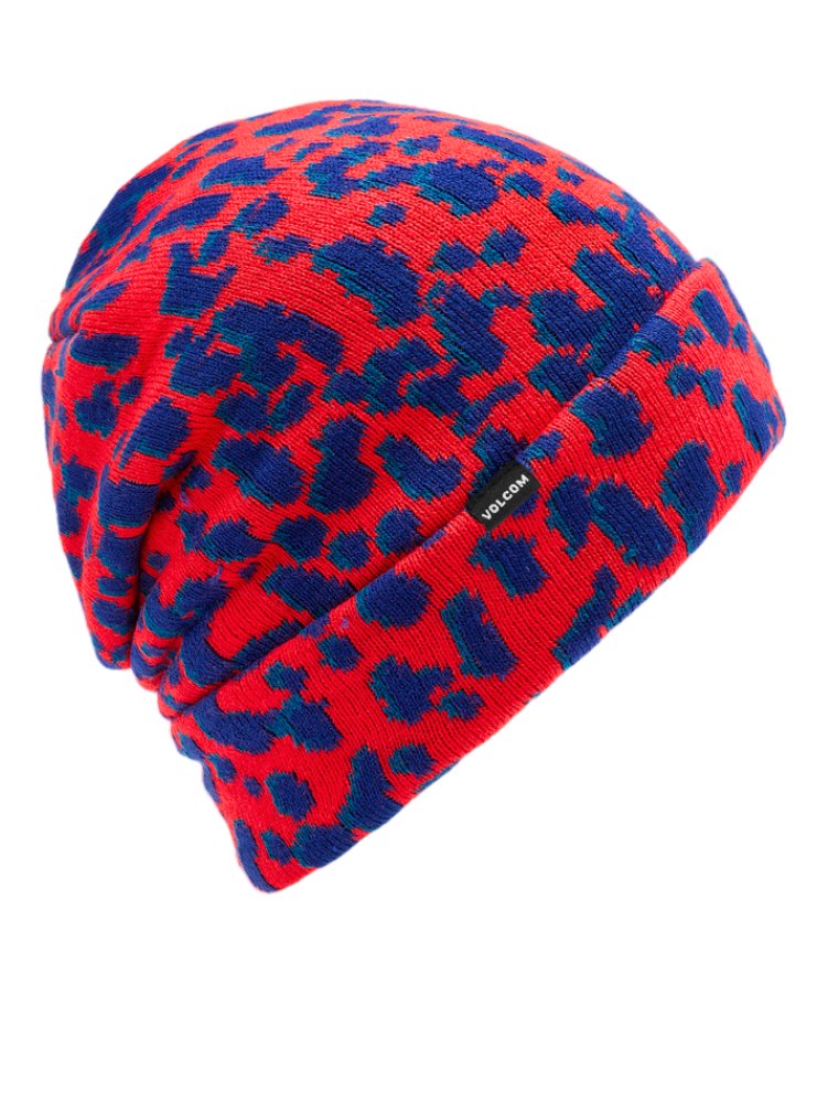 Volcom Mens Stone Funk Beanie Rouge | Crimson
