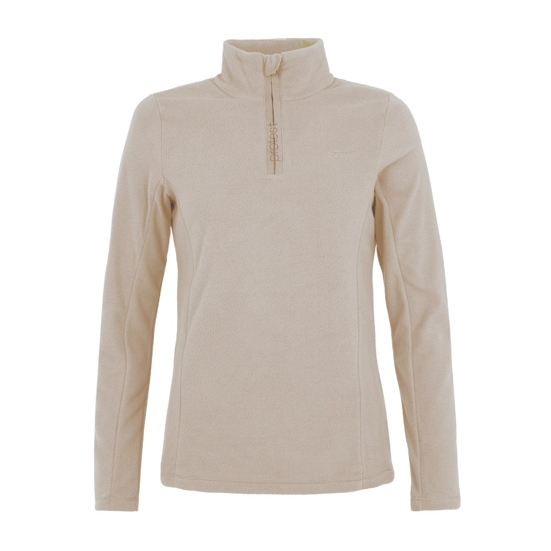 Protest Women’s Mutez 1/4 Zip Top Beige