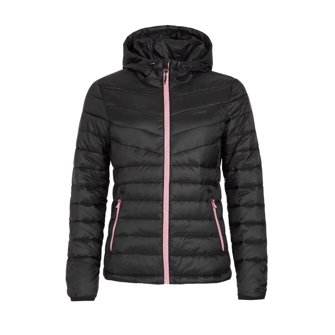 Protest Womens Prtclovers Pufferjacket Zwart