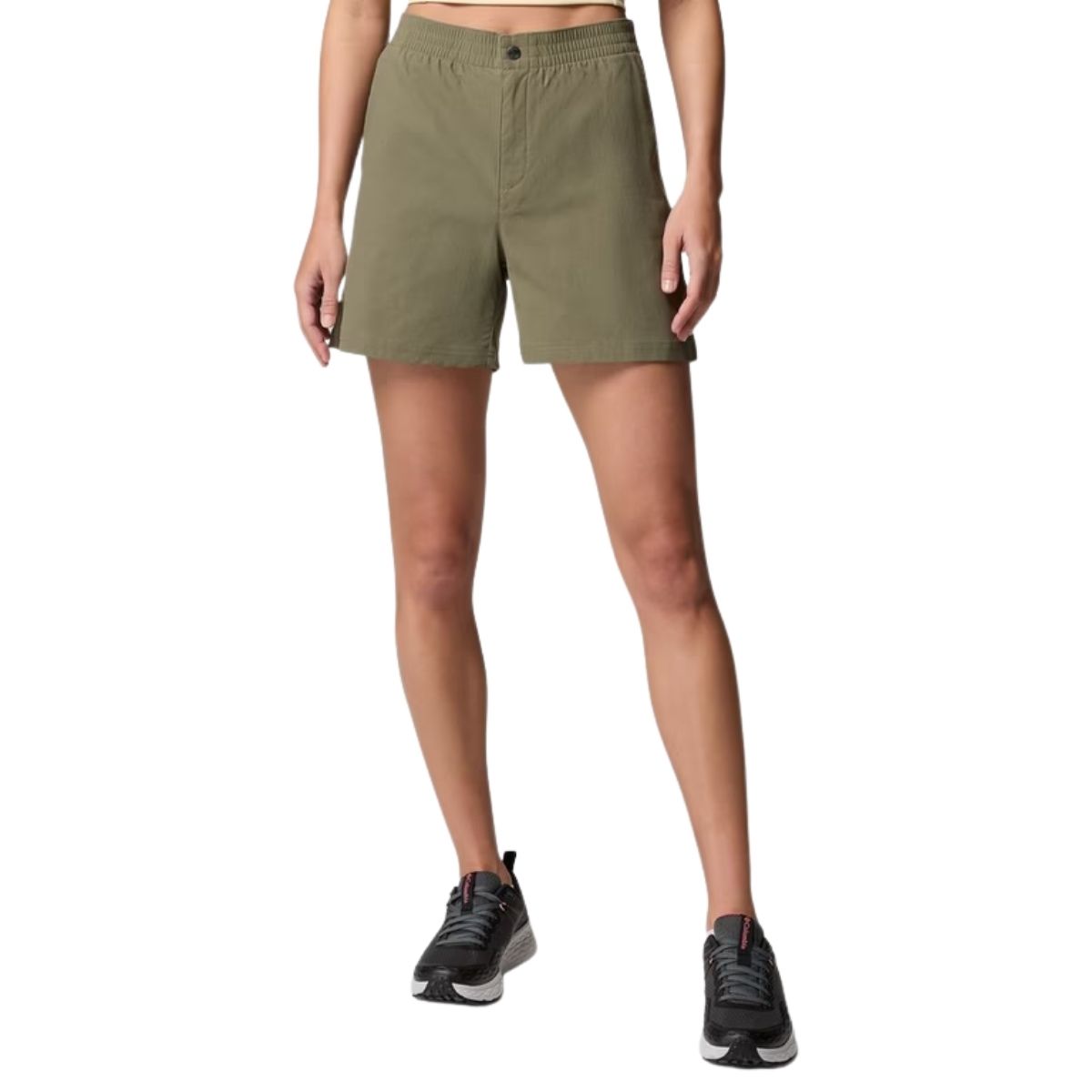 Columbia Womens Cedar Crest Short 5 Groen