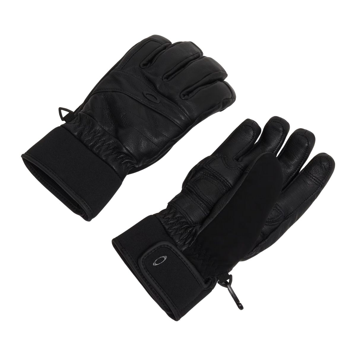 Oakley Womens Peak Leather Gloves Noir | 02e Blackout