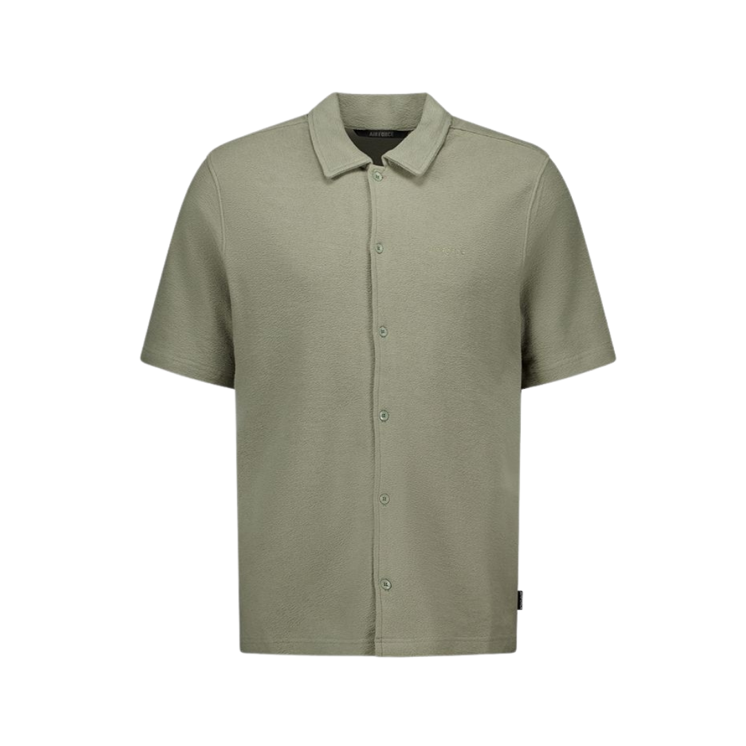 Airforce Mens Woven Short Sleeve Shirt Vert | 643 Laurel Oak