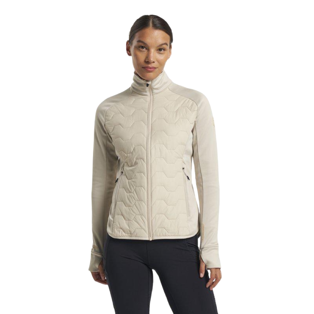 Tenson Womens Txlite Hybrid Zip Beige