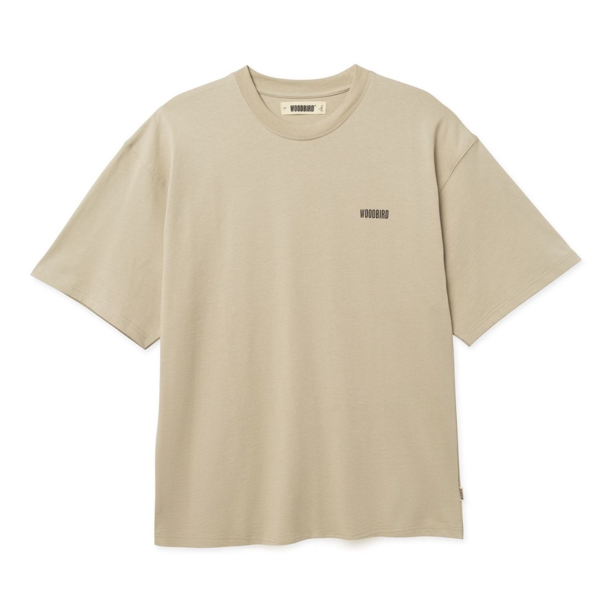 Woodbird Mens WBBeam Book Tee Beige