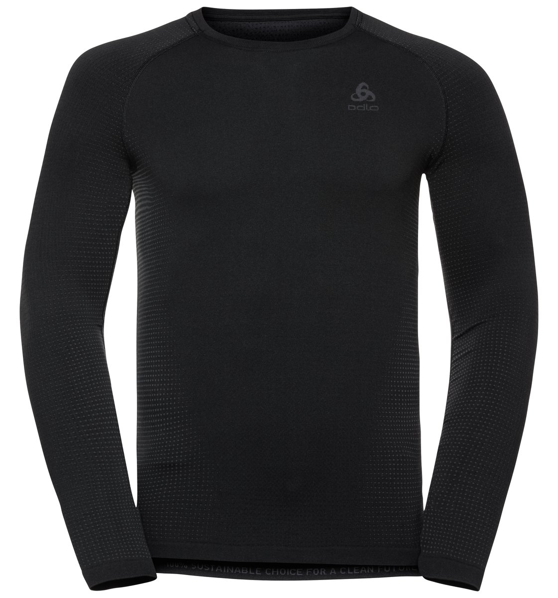 Odlo M BL TOP Crew neck l_s PERFORM Zwart