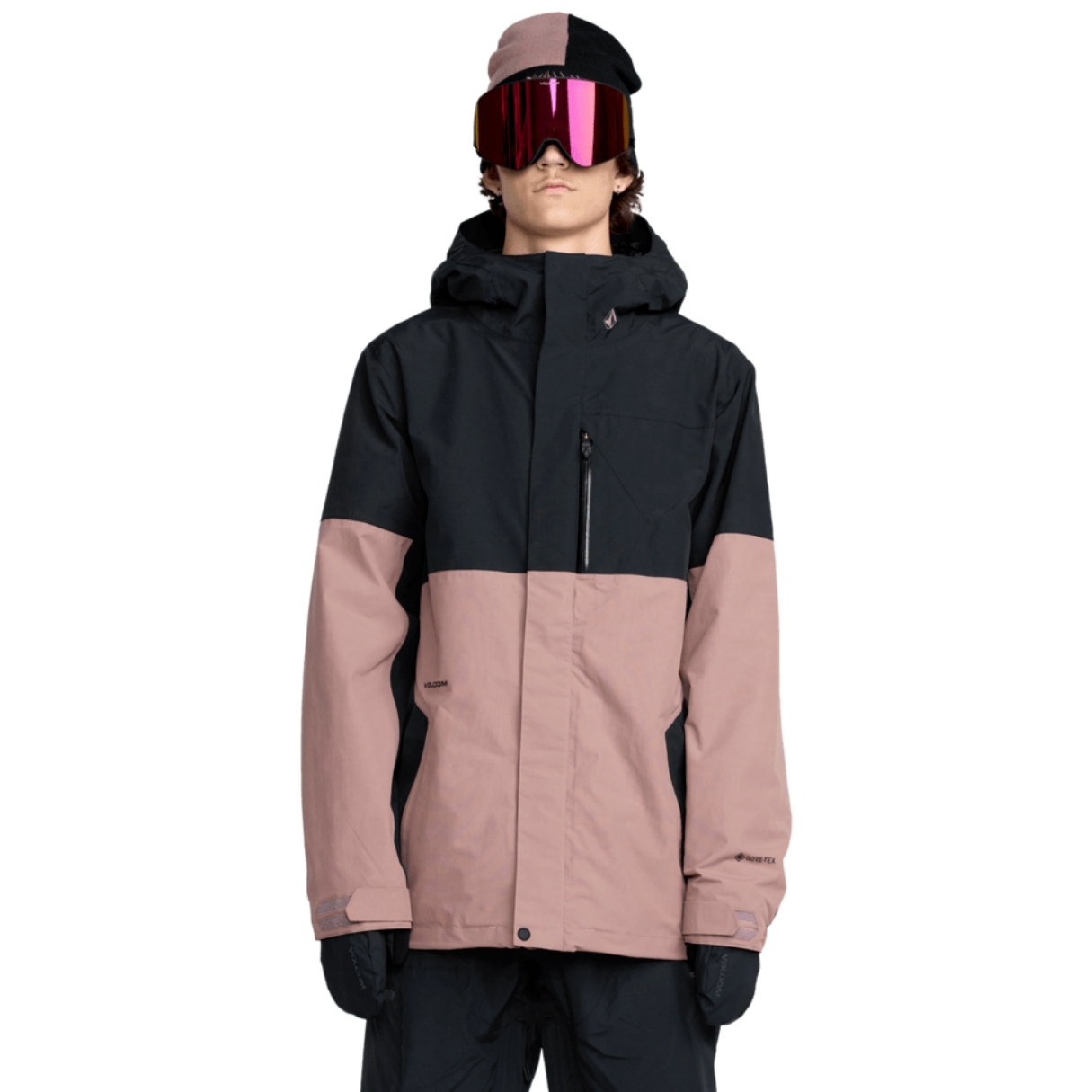 Volcom Mens L Ins Gore-Tex Jacket Rose | Mauve