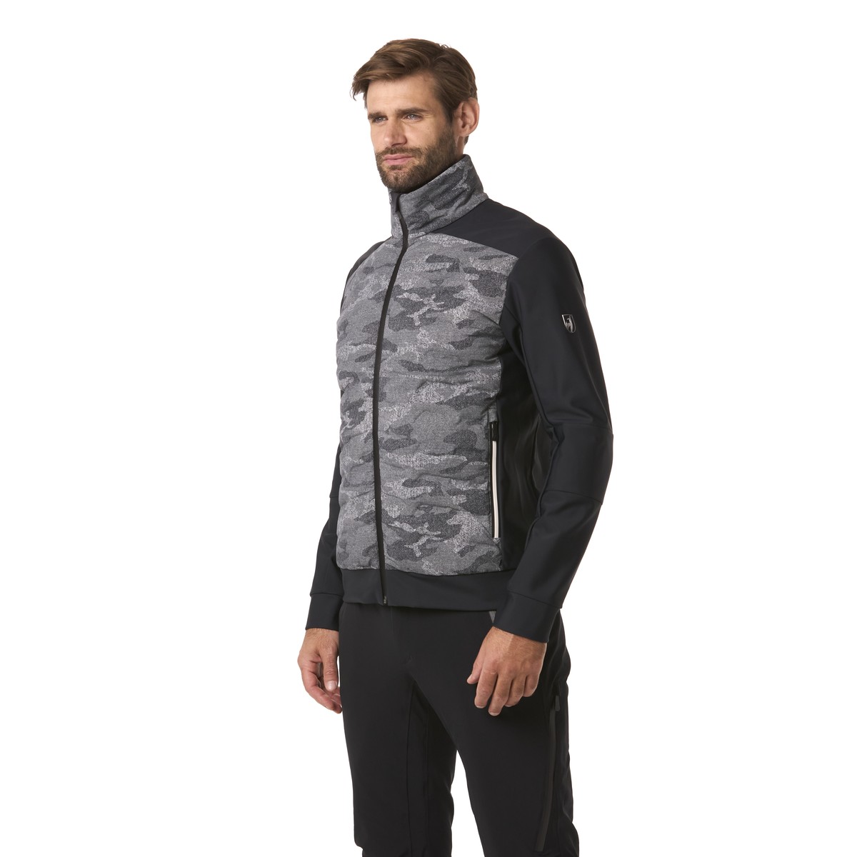 Toni Sailer Wim Print Men jacket Grijs