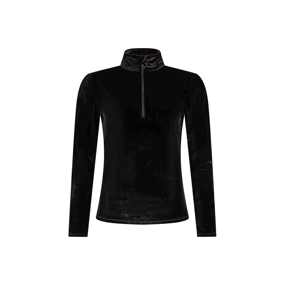 Protest Womens Prtmilly 1/4 Zip Active Top Zwart