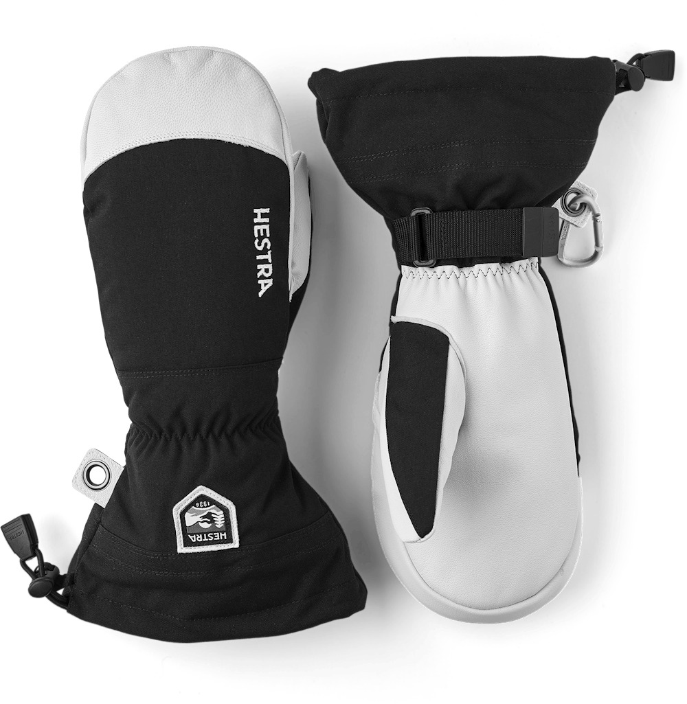 Hestra Army Leather Heli Ski Mitt Zwart