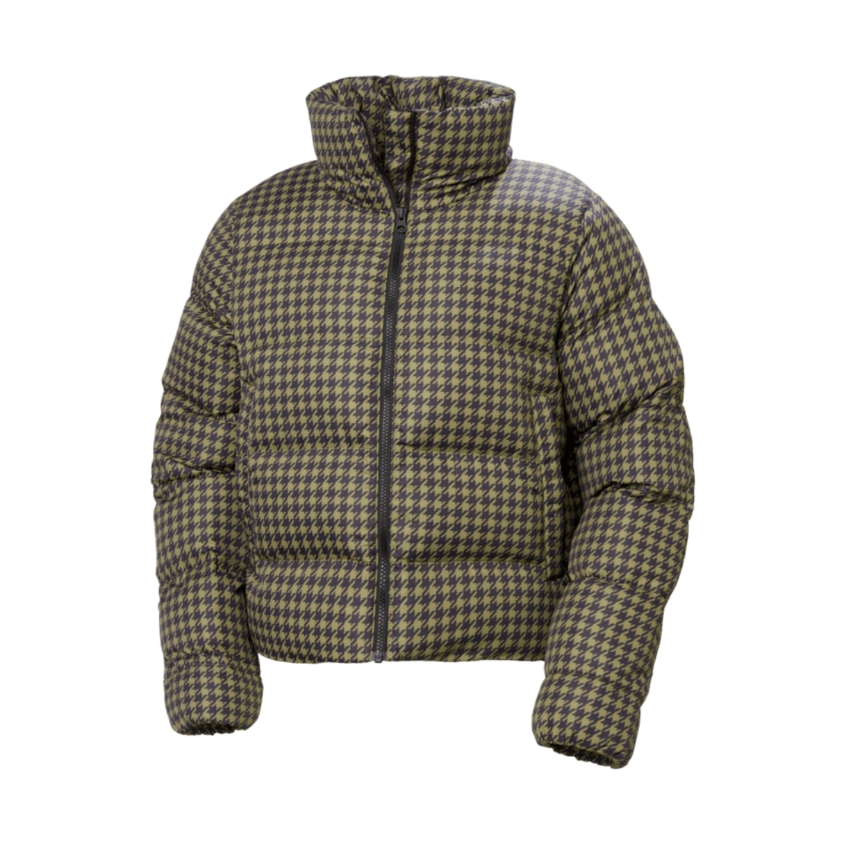 Helly Hansen Womens Jade Puffer Jacket Marron | 718 Sepia Houndstooth Aop