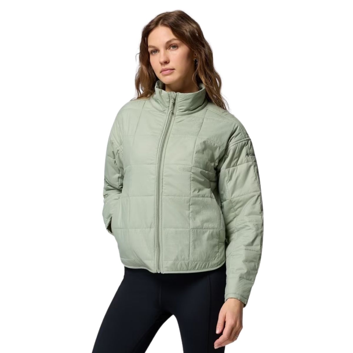 Columbia Womens Sienna Hill Quilted Jacket Vert Clair | 348 – Safari