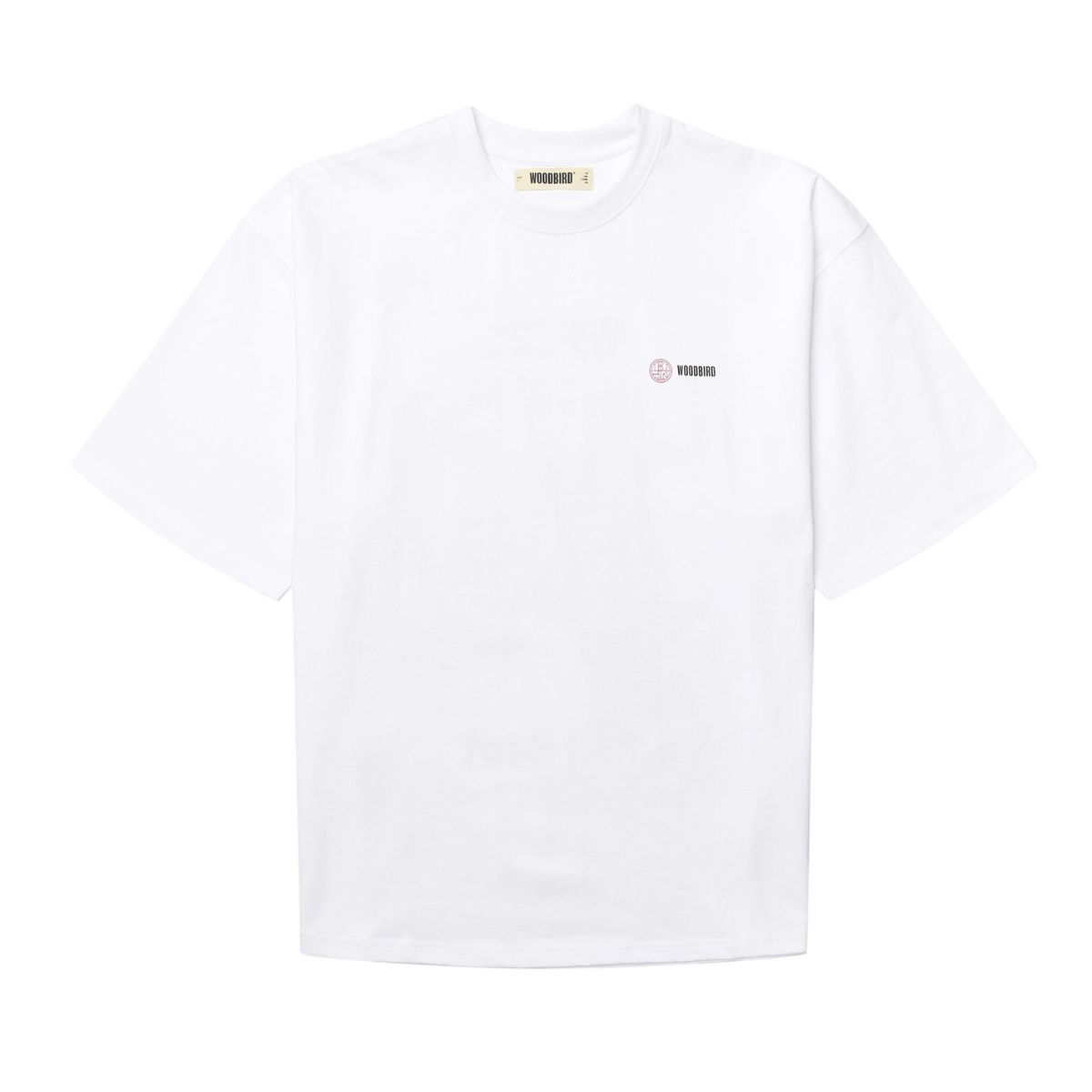 Woodbird Mens WBBeam Seat Tee Wit