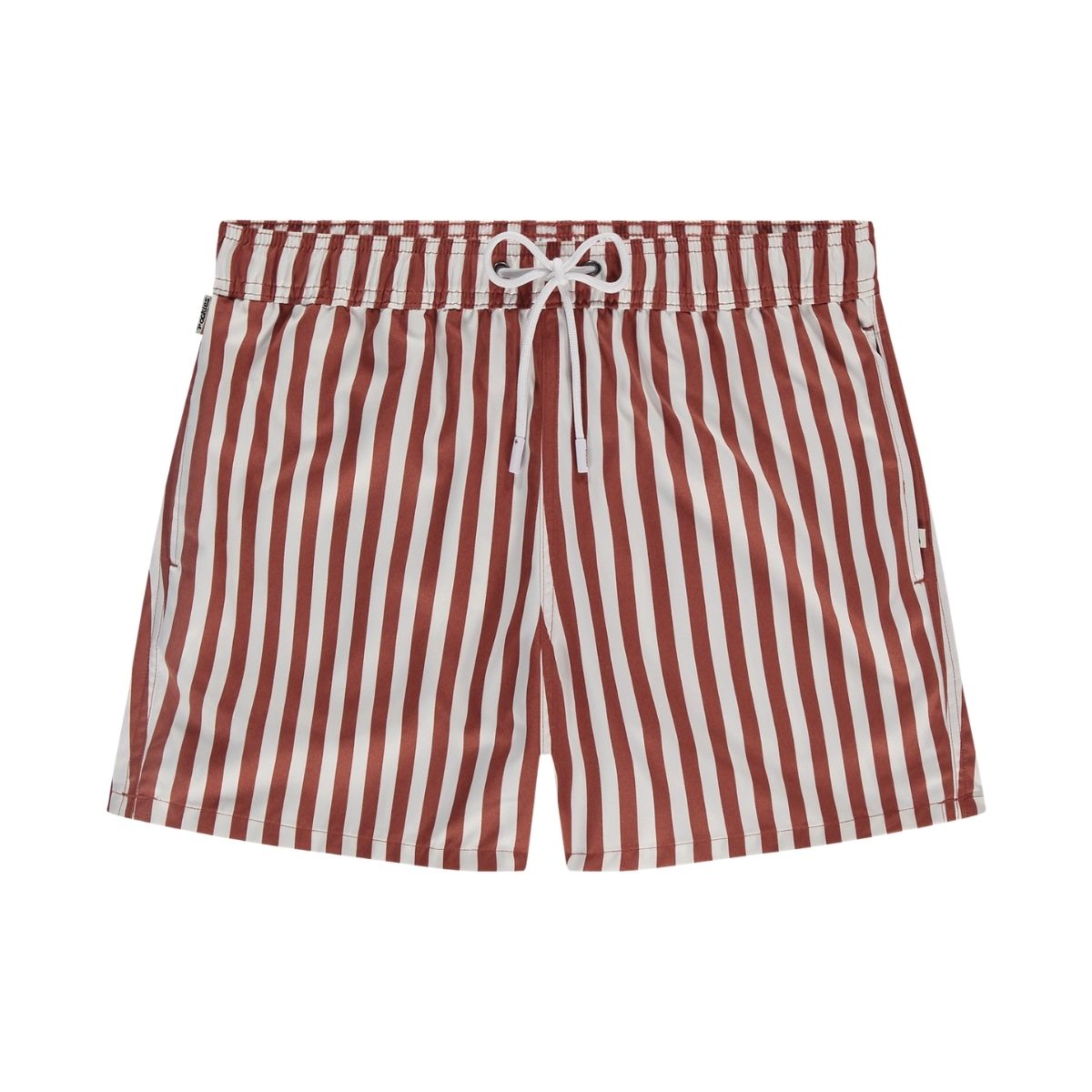 Pockies Brick Striped Shorties Rood