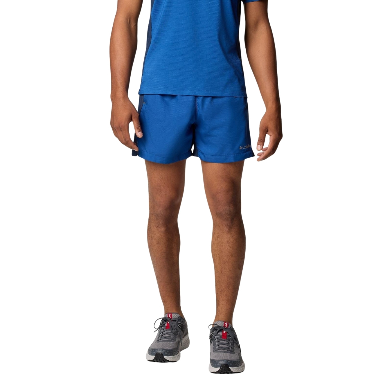 Columbia Mens Three Pitch Short Blauw