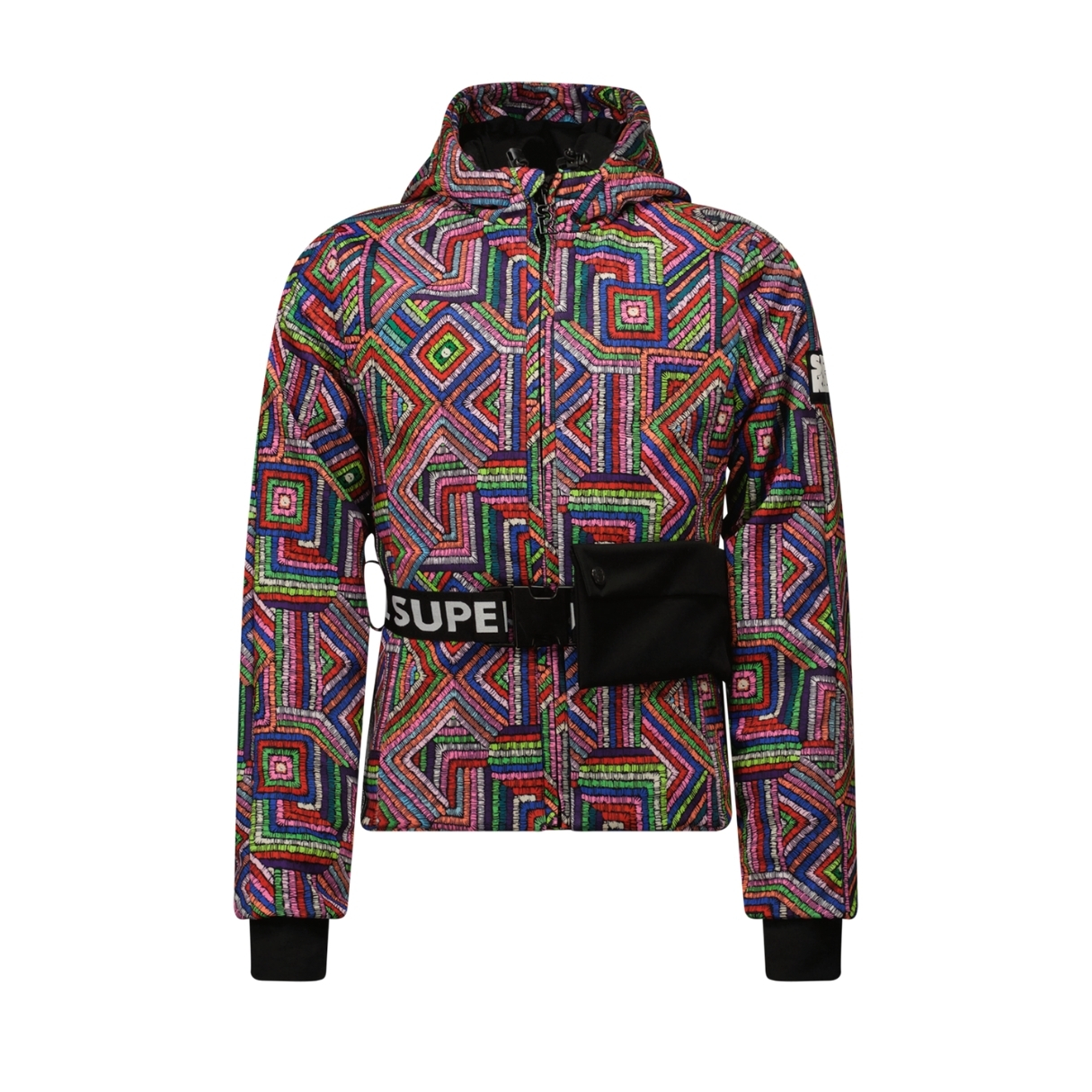 Superrebel Girls Spumy Functional Outdoor Soft Shell Jacket Multicolore | 964 Embro Square