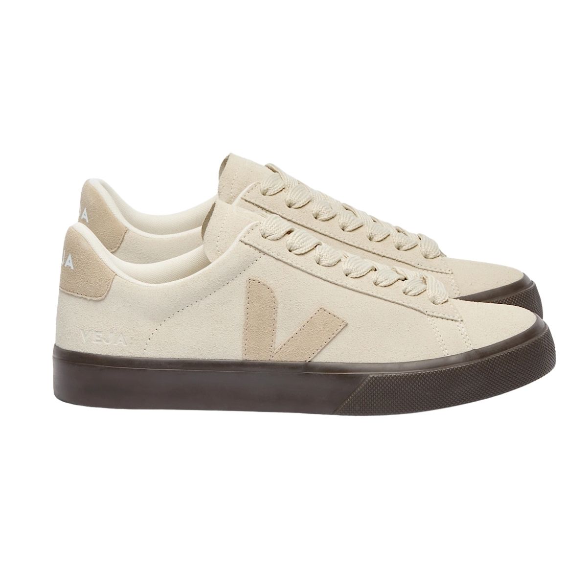 Veja Womens Campo Bold Suede Beige