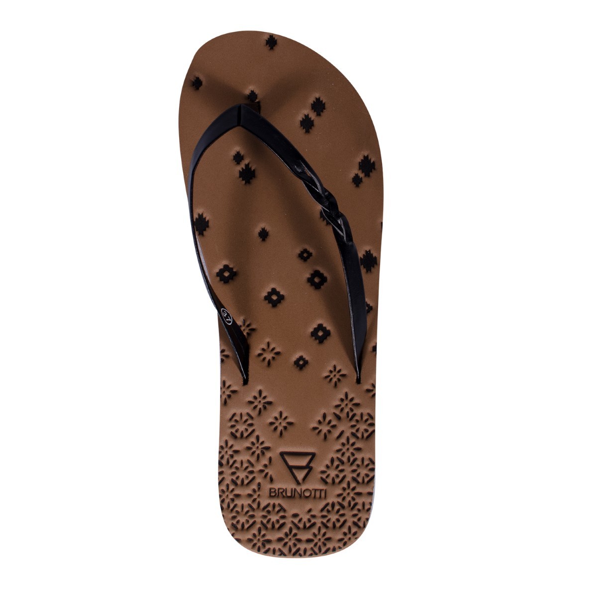 Brunotti Braided Women Slipper Zwart