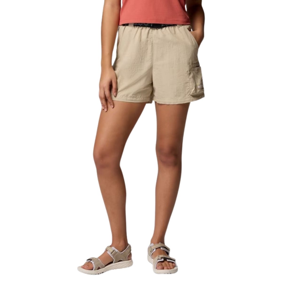 Columbia Womens Sequoia Grove Woven Short 4 Beige