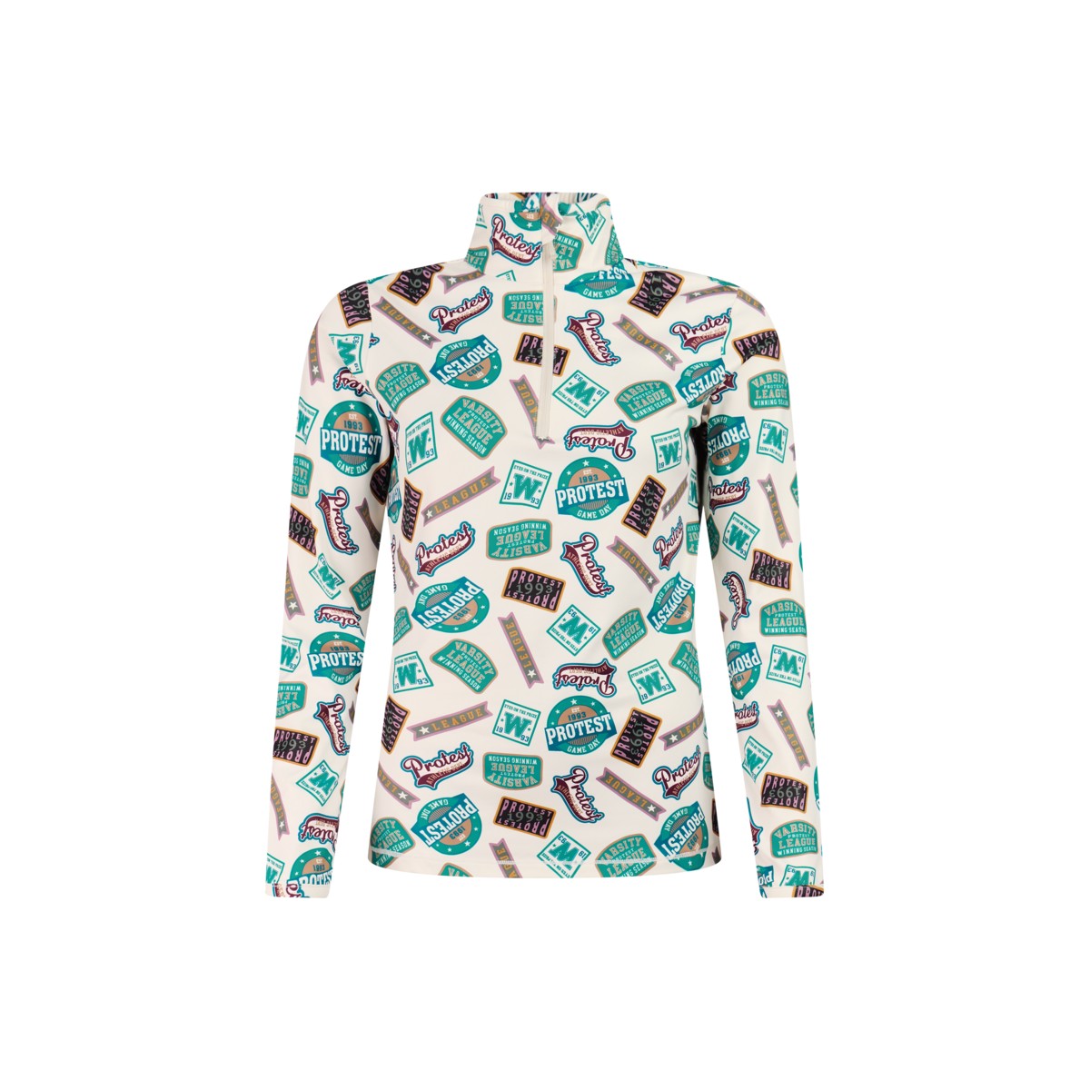 Protest Womens Prtkalea 1/4 Zip Active Top Vert | 251 Evergreen