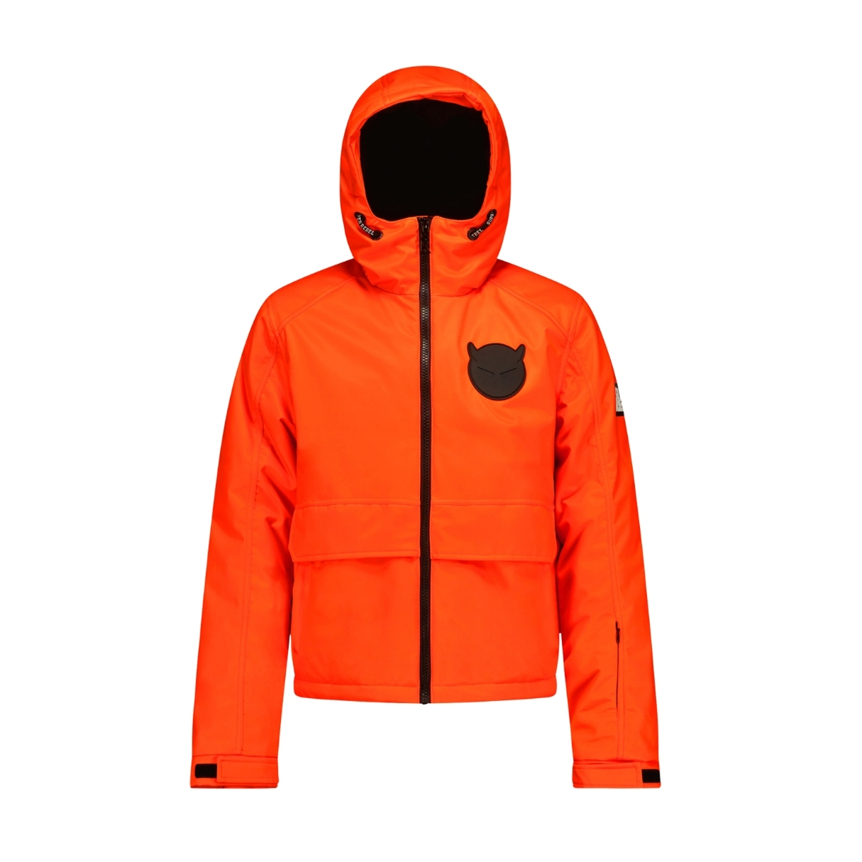 Superrebel Kids Space Ski Technical Fleece Hooded Jacket Oranje