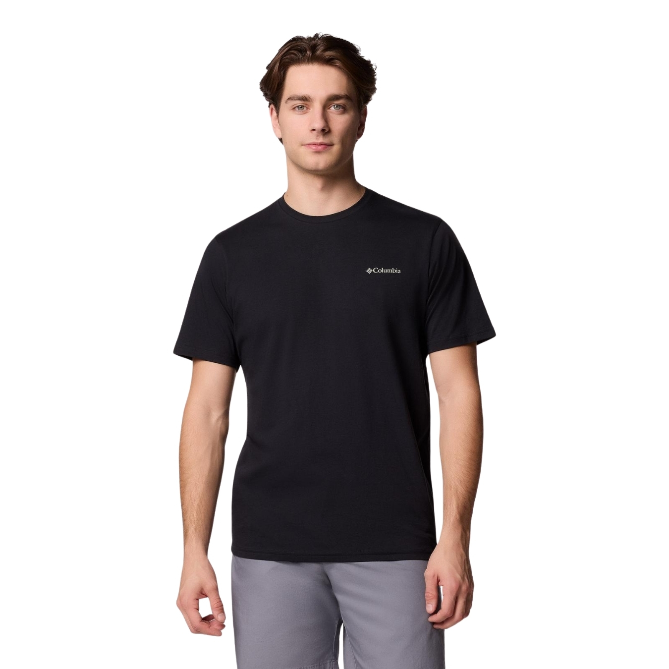 Columbia Mens North Cascades Short Sleeve Tee Zwart