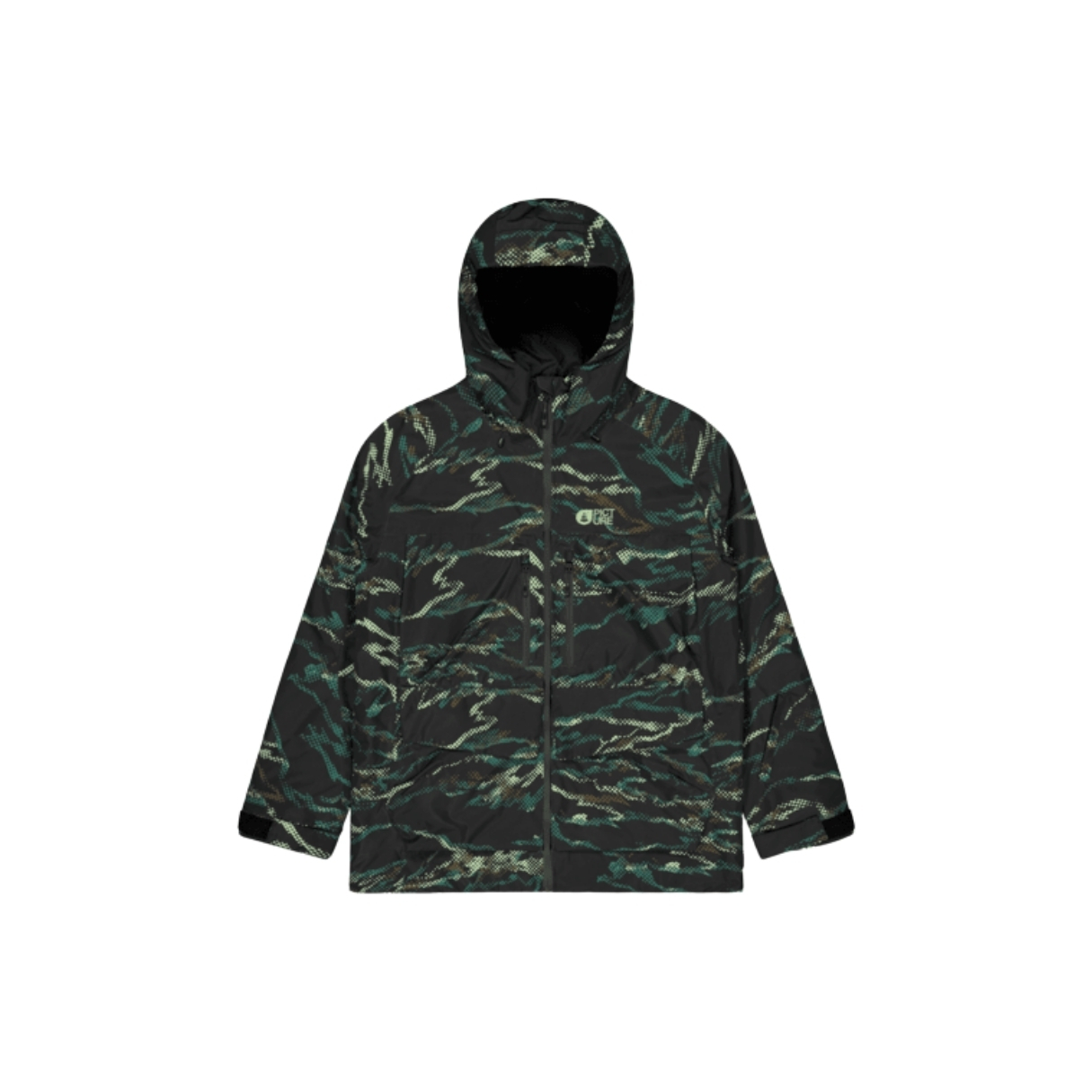 Picture Mens Akna M Jacket Dessin Vert | Forest Shadow Print
