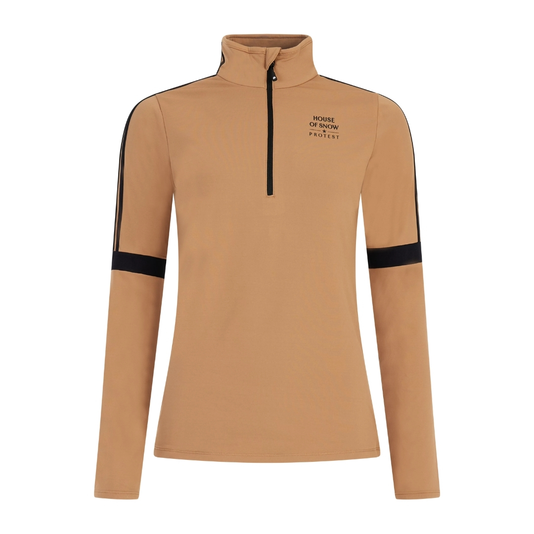 Protest Women’s Prtcarly 1/4 Zip Active Top Bruin