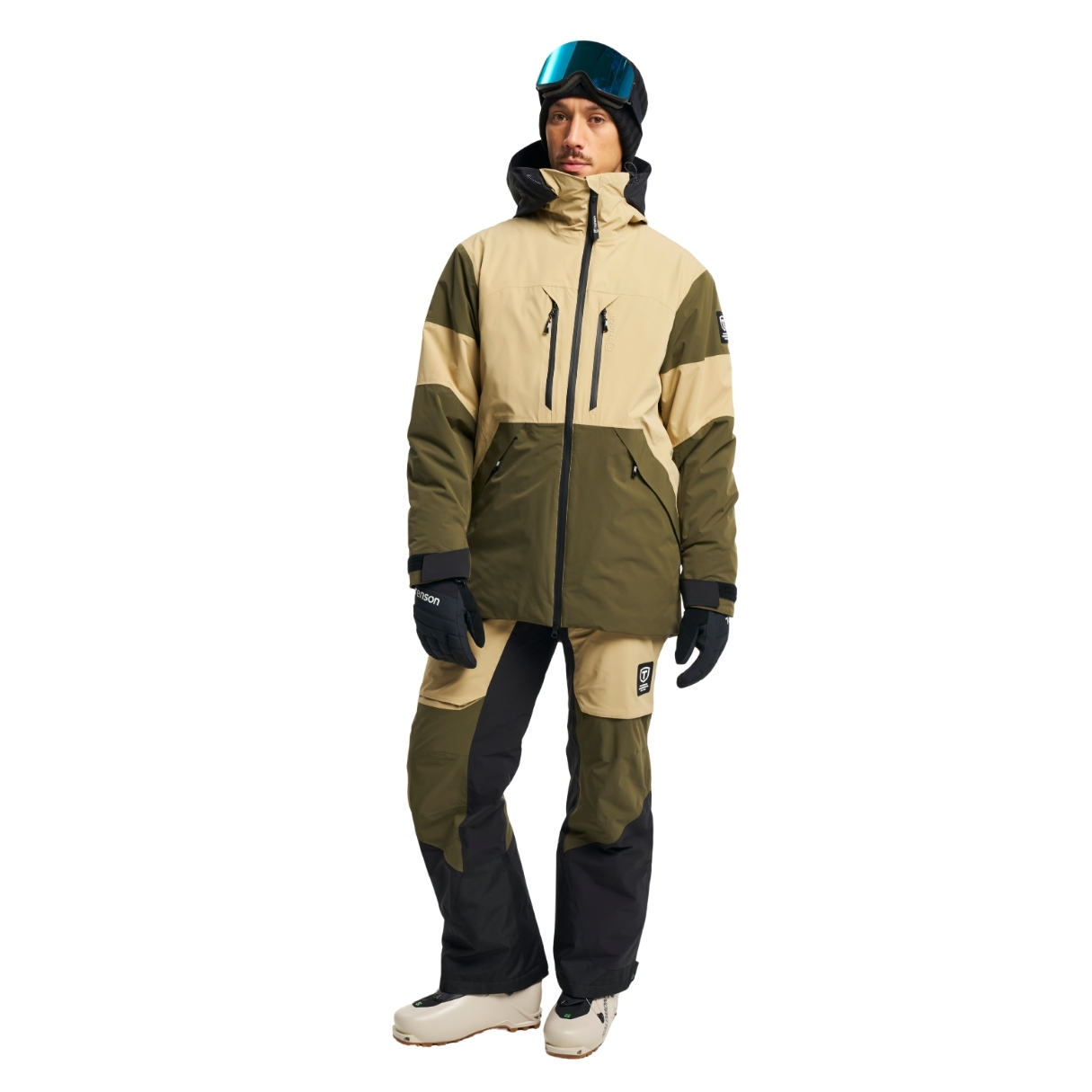 Tenson Mens Aero XX Ski Jacket Beige