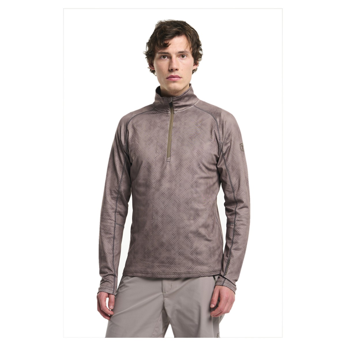 Tenson Mens Aermax Half Zip Bruin
