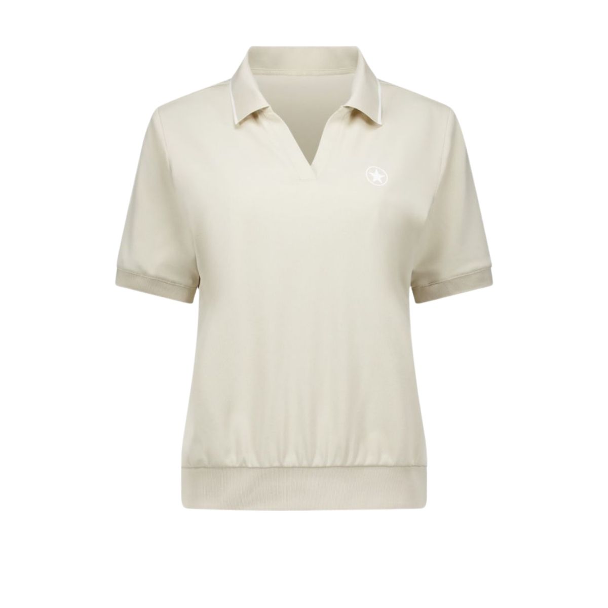 Airforce Womens Harper Performance Polo Beige