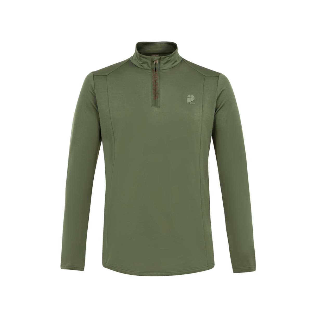 Protest Mens Rewill 1/4 Zip Top Groen