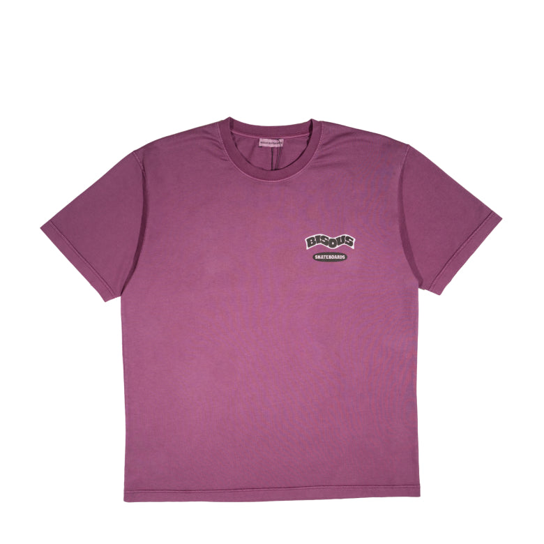 Bisous Skateboards T-shirts Monogram Violet | Eggplant