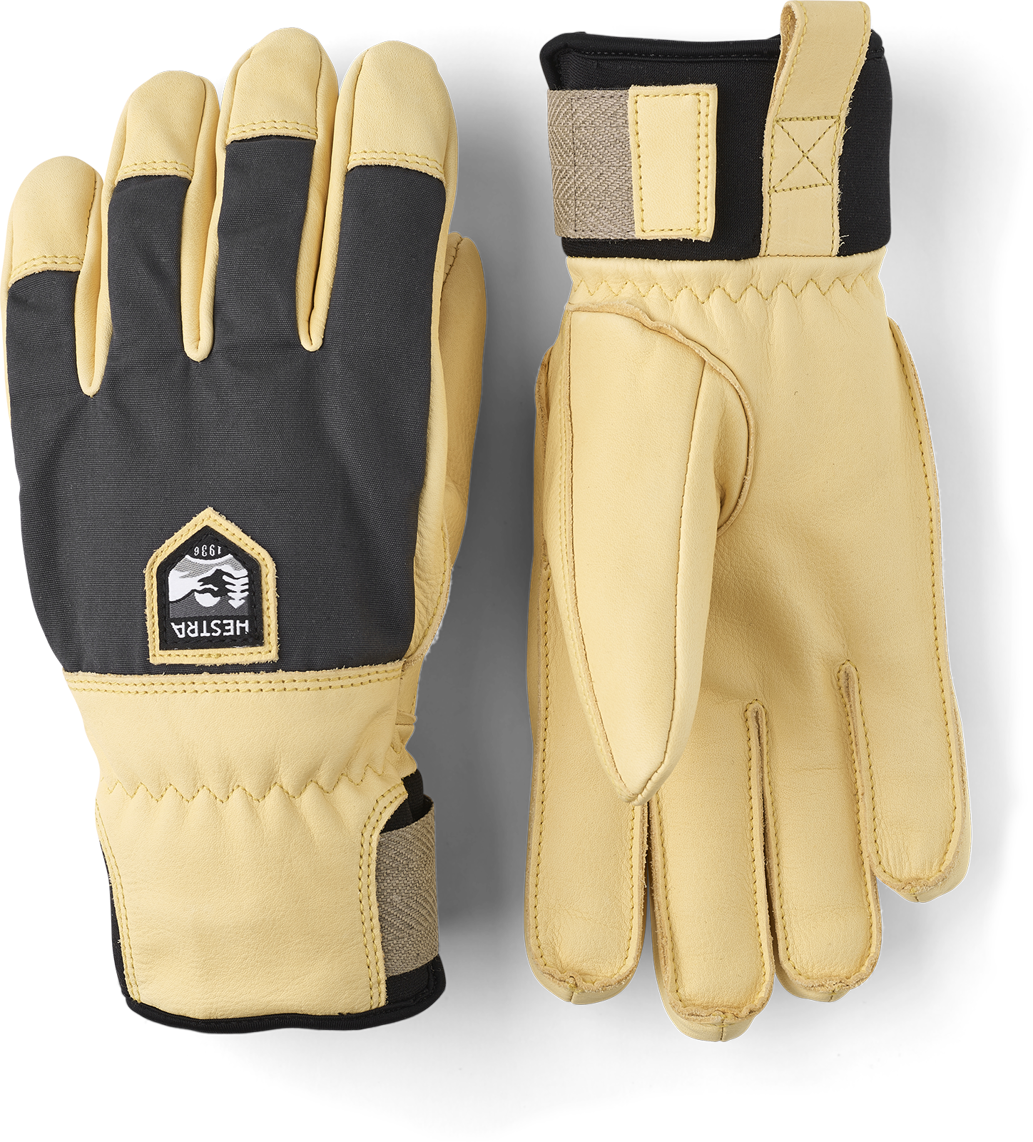 Hestra Sarek Ecocuir – 5 finger Grijs