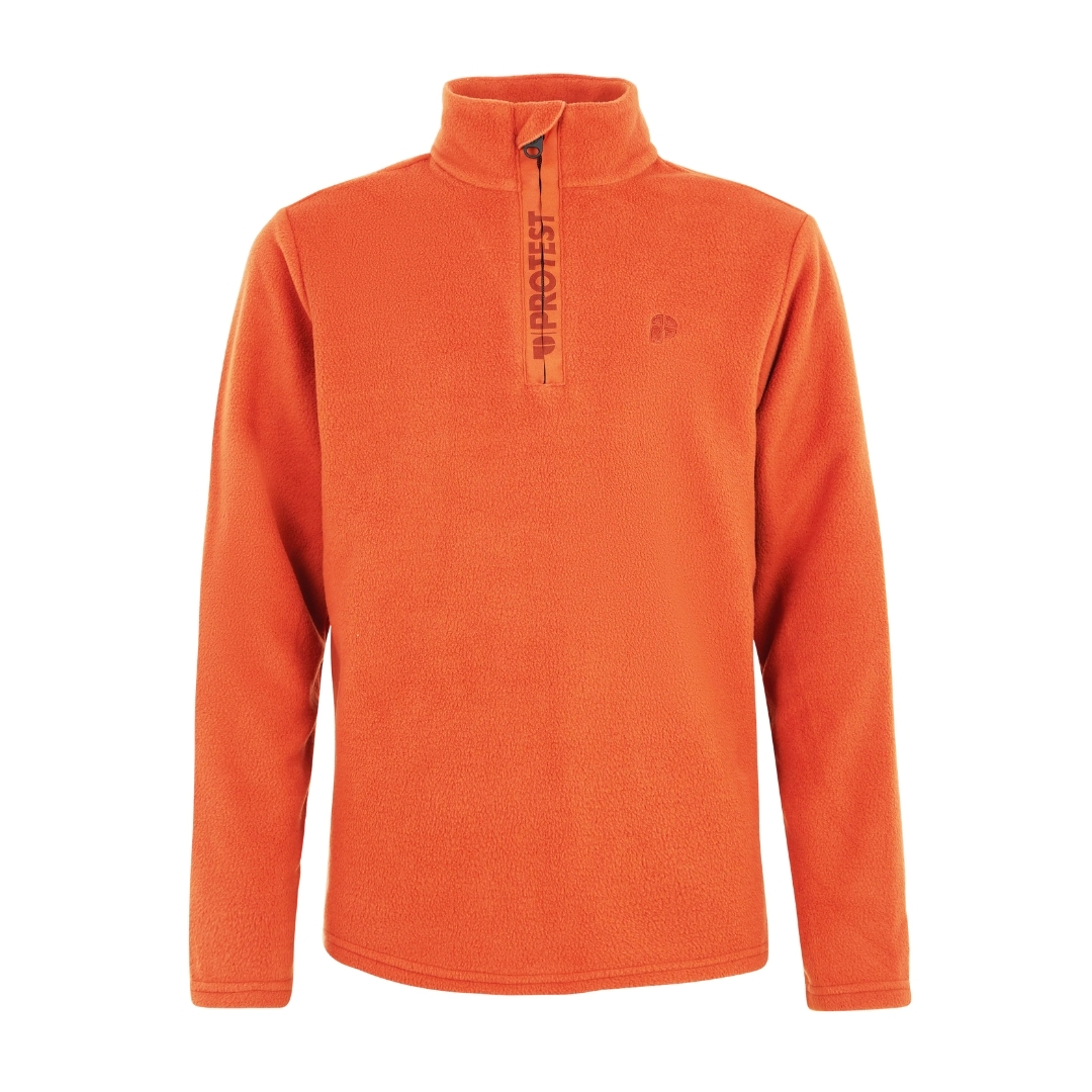 Protest Boys Perfecty Jr 1/4 Zip Top Oranje