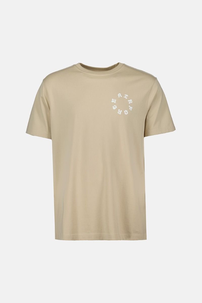 Airforce Mens Bloom Round T-Shirt Beige