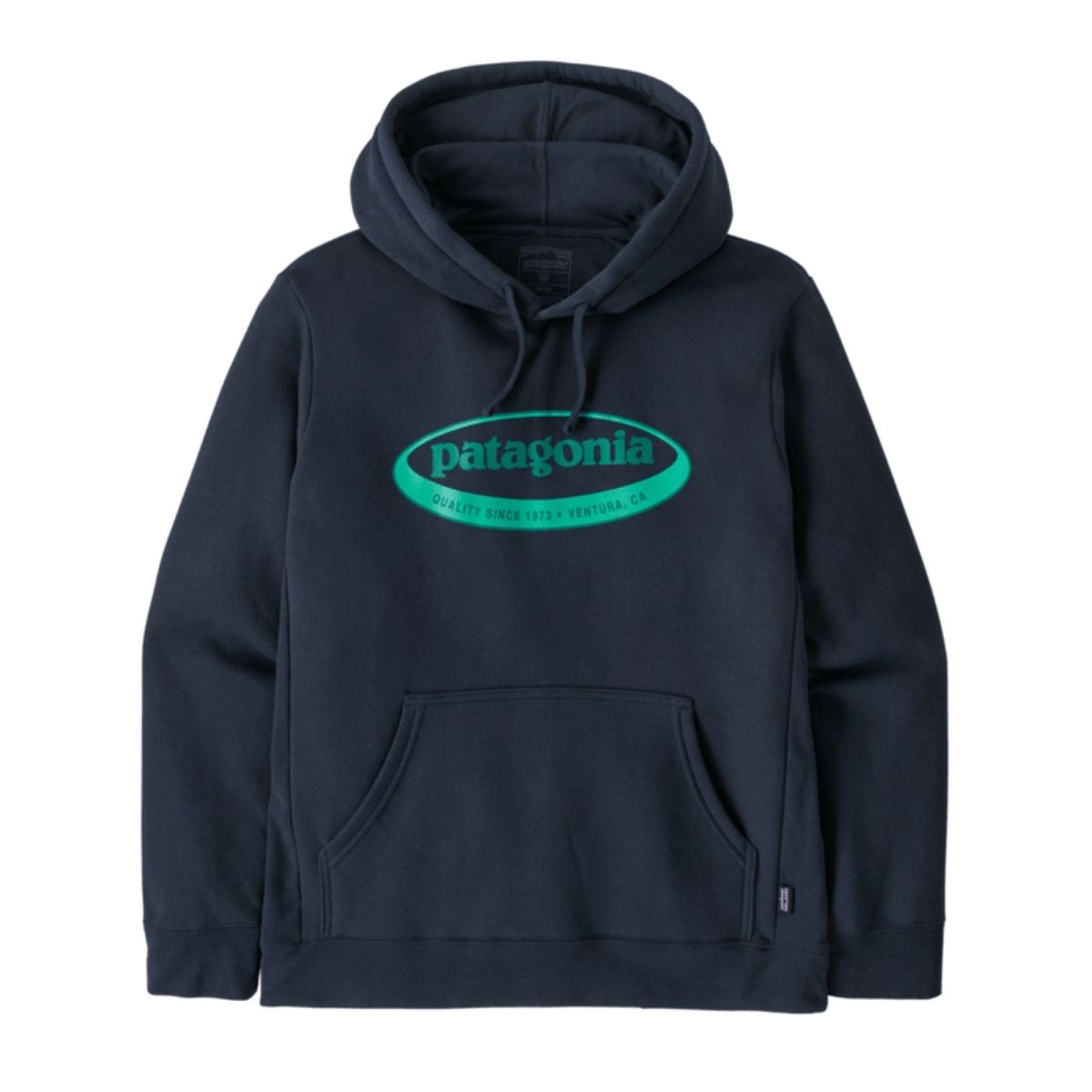 Patagonia Mens 95 Oval Logo Uprisal Hoody Marineblauw