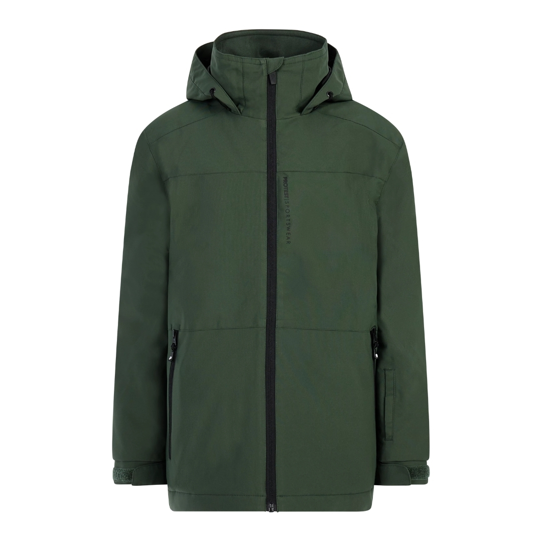 Protest Boys Prtflynto Jr Snowjacket Groen