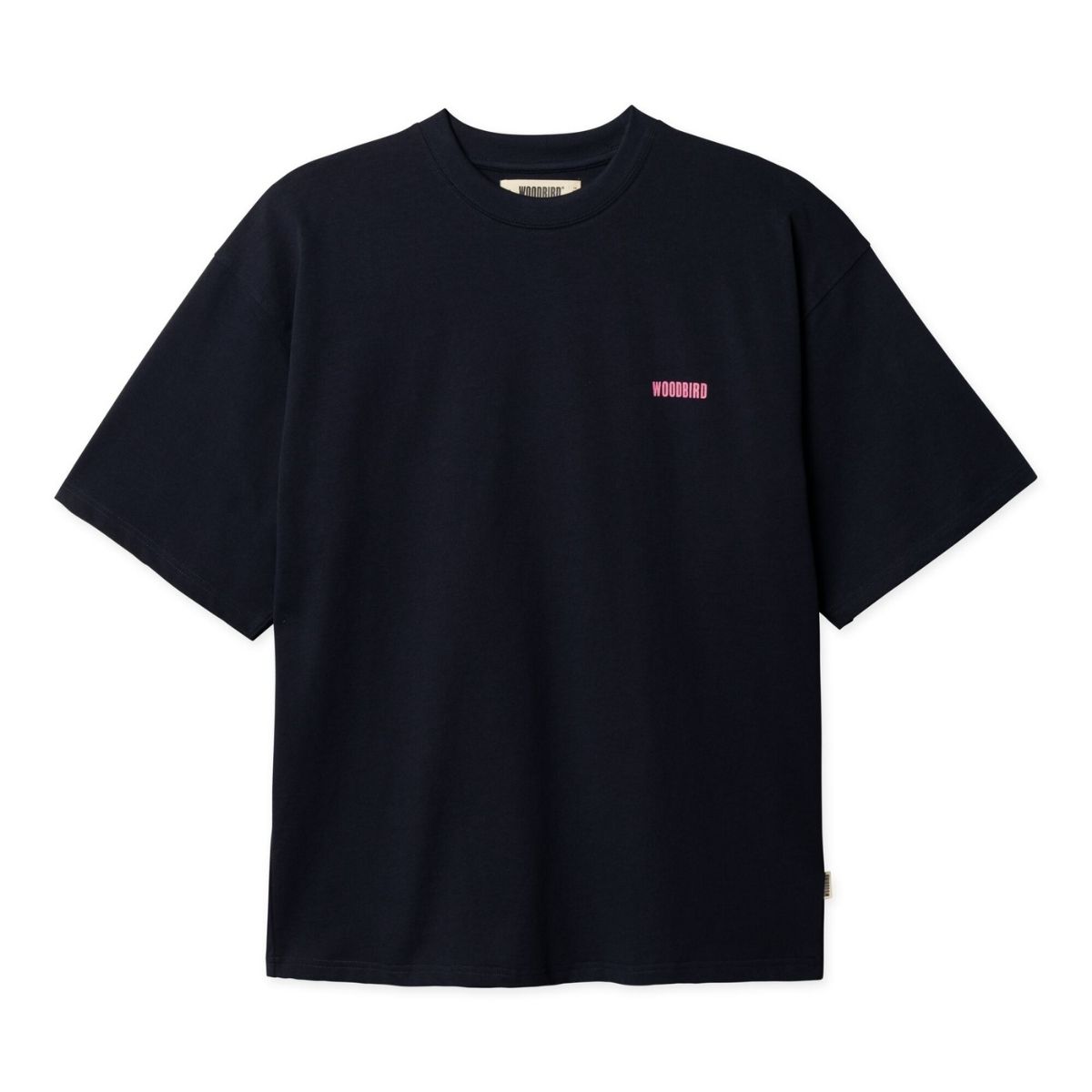 Woodbird Mens WBBeam Book Tee Marineblauw