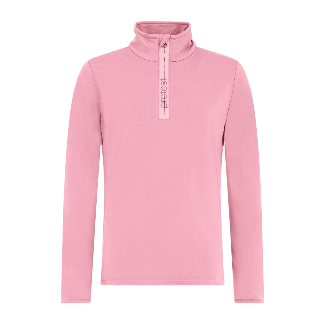 Protest Girls Refabrizoy Jr 1/4 Zip Active Top Roze