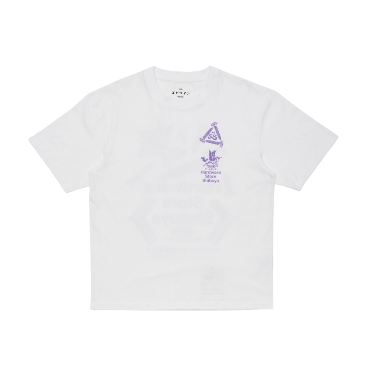 Edwin Europe Mens Hardware Store Shibuya TS Wit