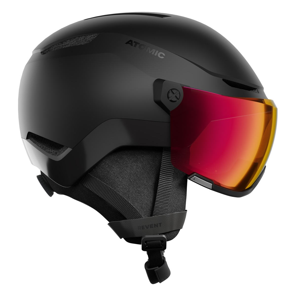 Atomic Revent Visor Photo Zwart