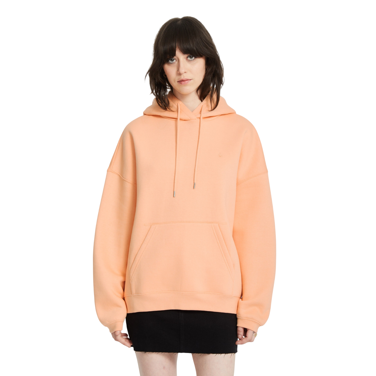 Volcom Womens Stone Heart Up Hoodie Saumon | Pale Peach