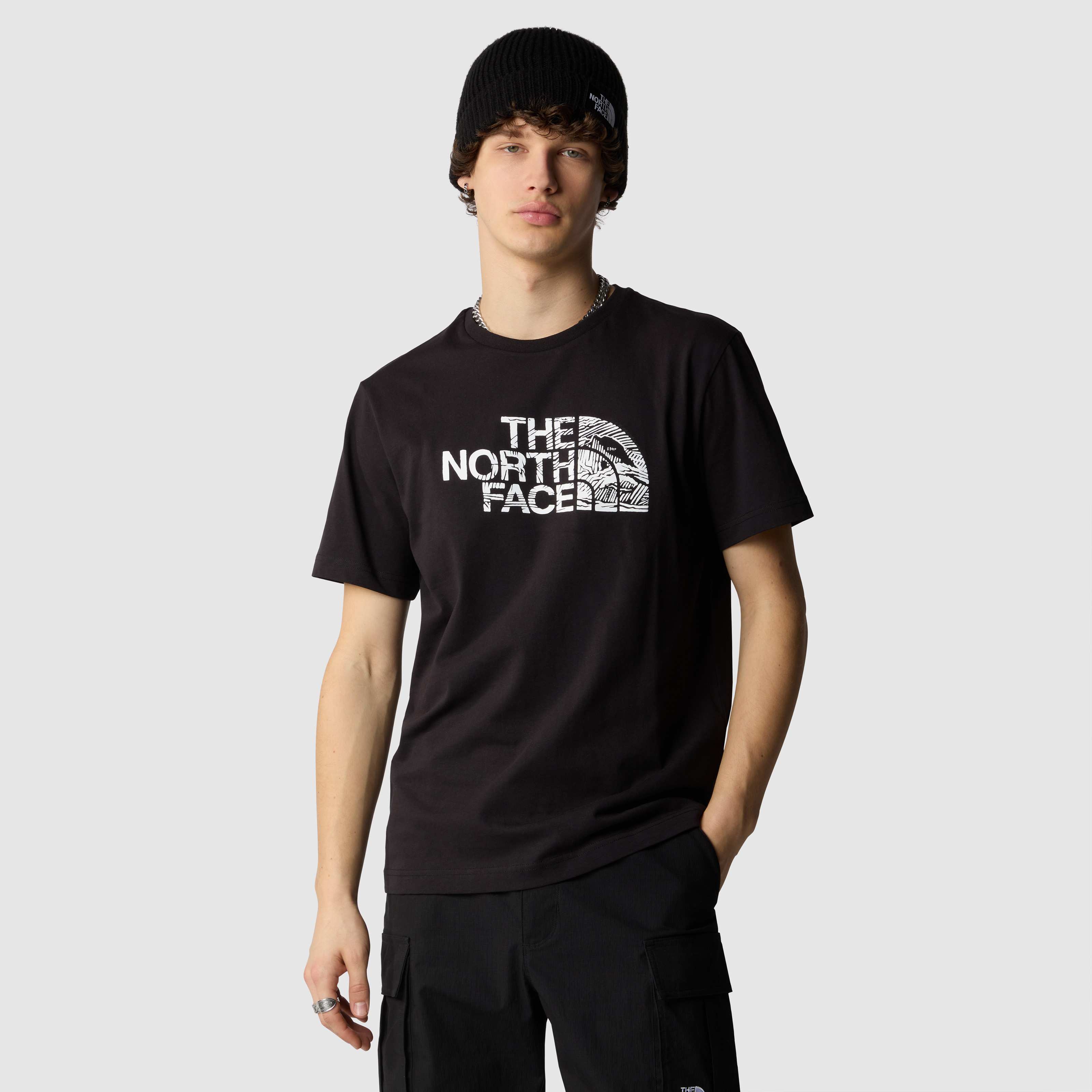 The North Face Mens S_S Woodcut Dome Tee