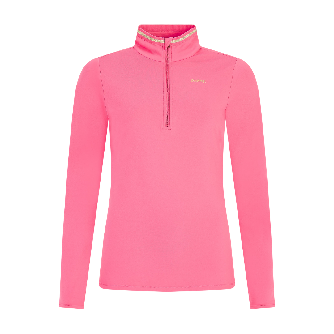 Protest Women’s Prtstuff 1/4 Zip Active Top Roze