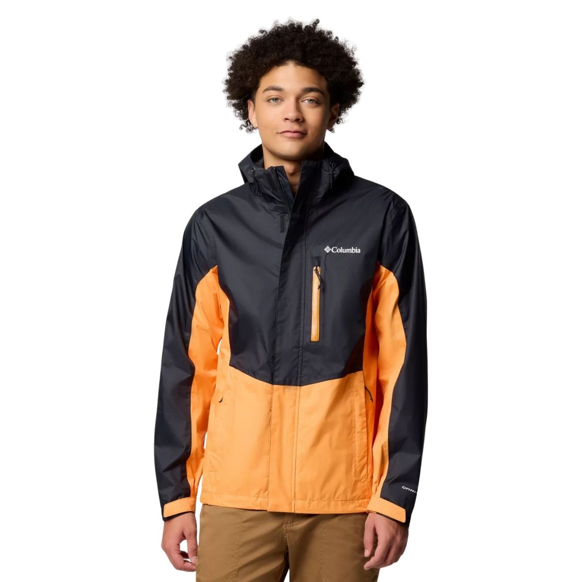 Columbia Mens Pouring Adventure III Jacket Zwart
