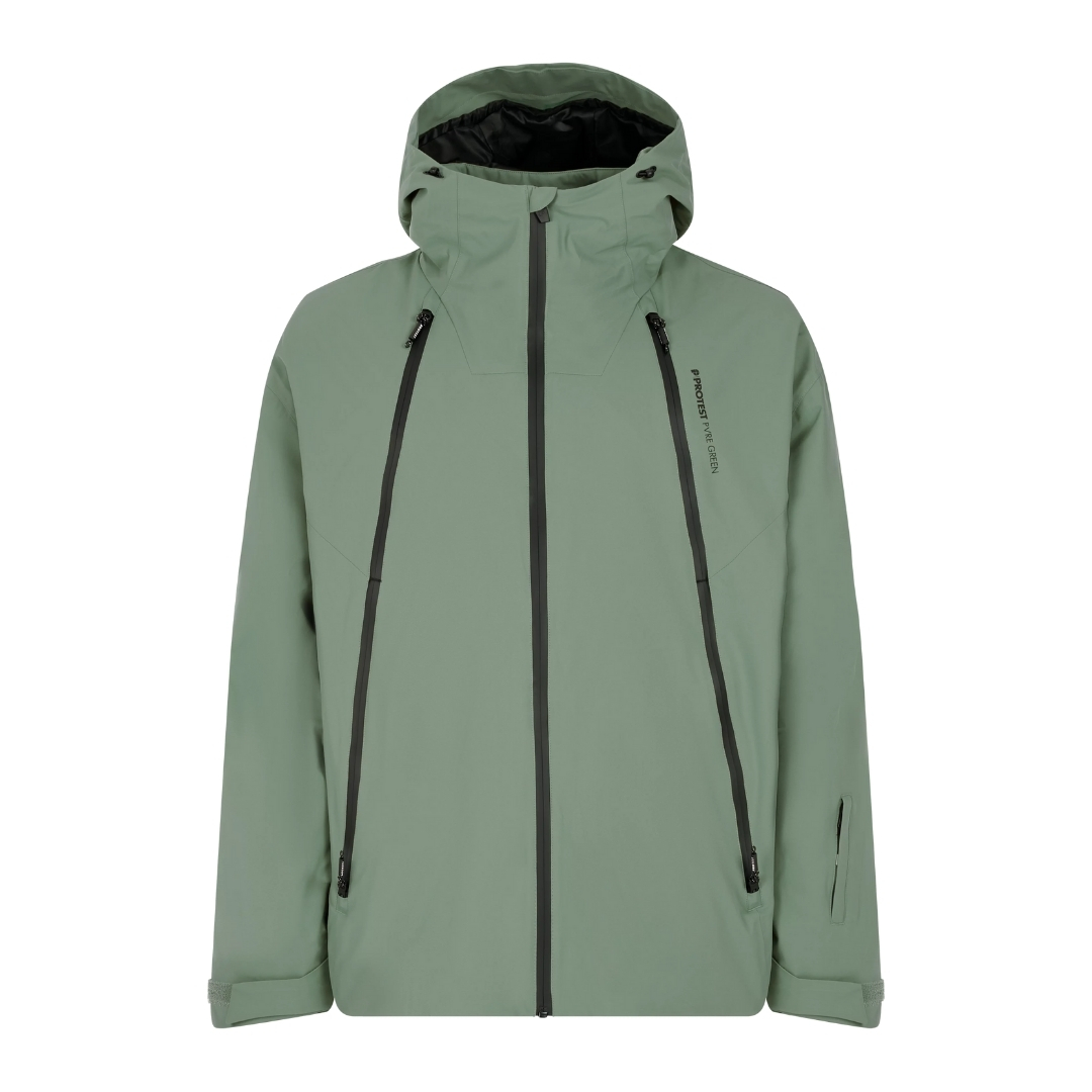 Protest Mens Prtferrol Snowjacket Groen
